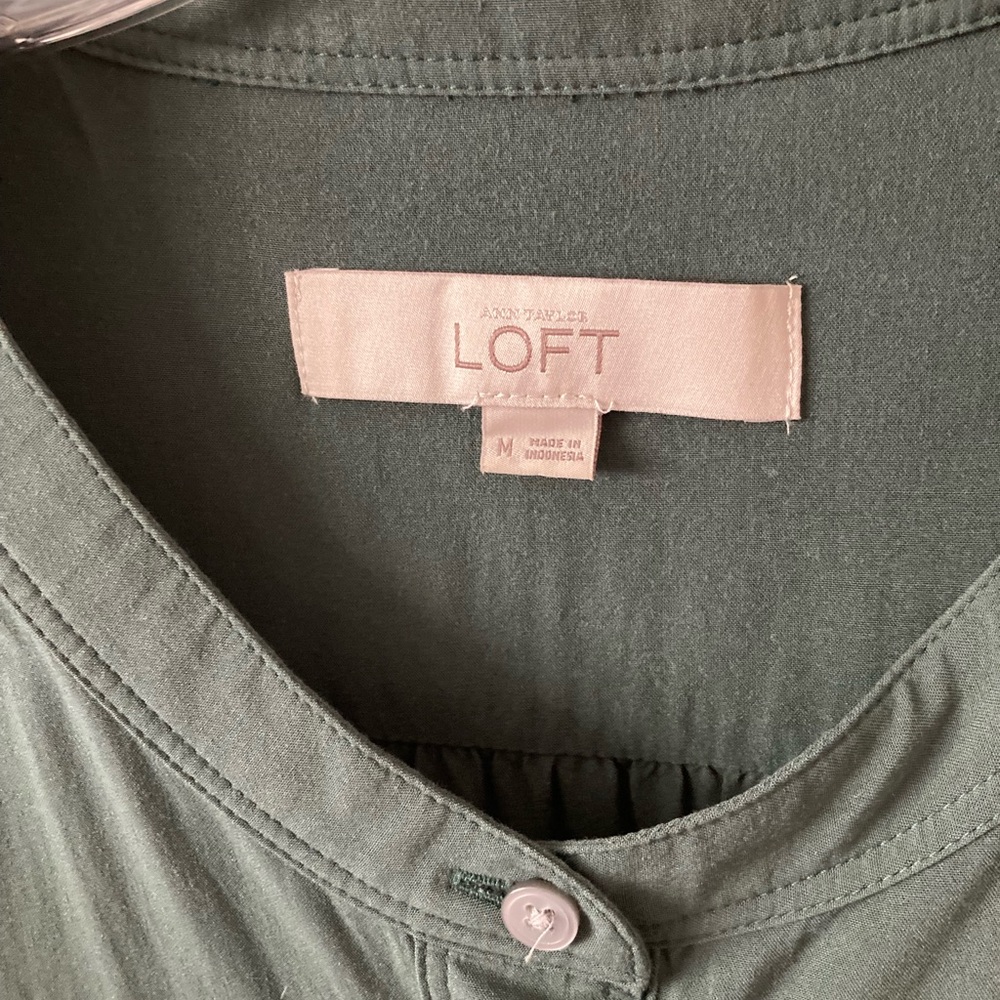 LOFT Button-Down Blouse - Picture 5 of 7